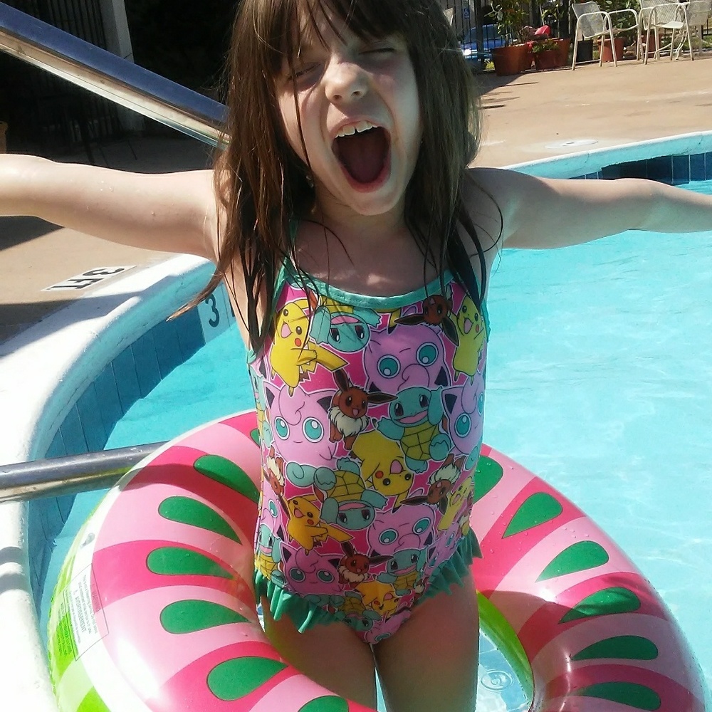Girl's Pokemon Swimsuit